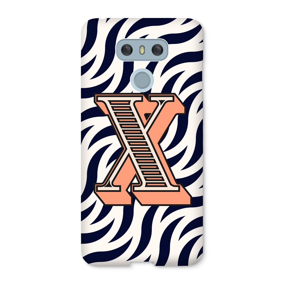 X - Carnival Alphabet Snap Phone Case