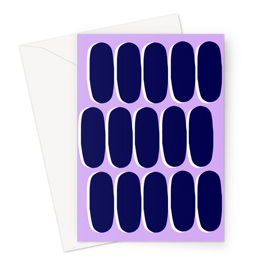 Modern Capsule Greeting Card