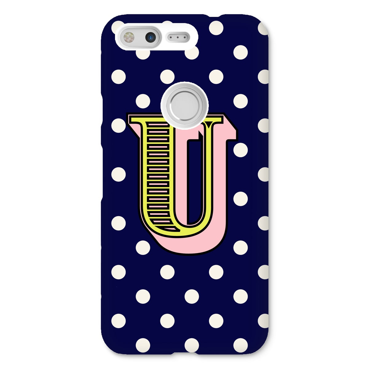 U - Carnival Alphabet Snap Phone Case