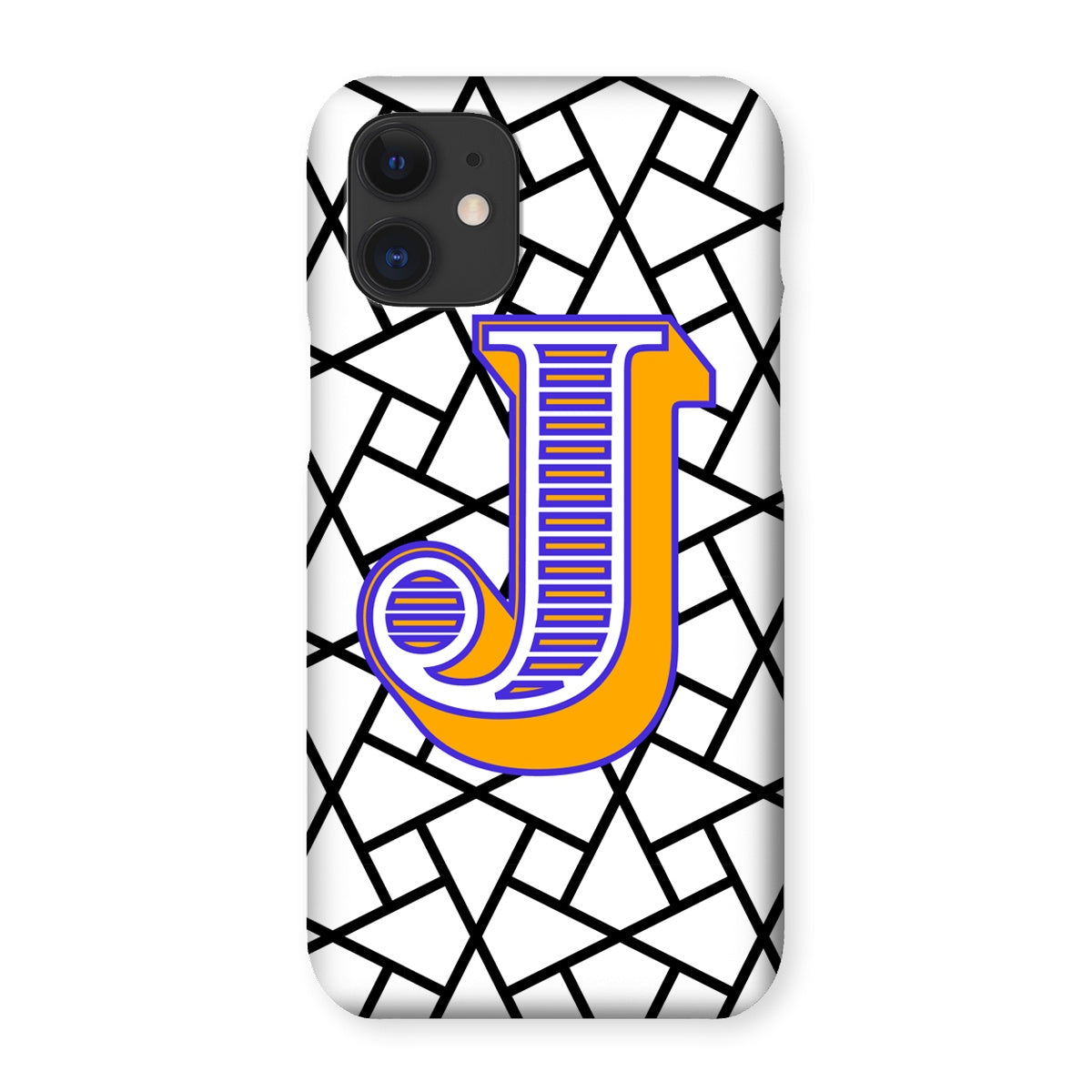 J - Carnival Alphabet Snap Phone Case