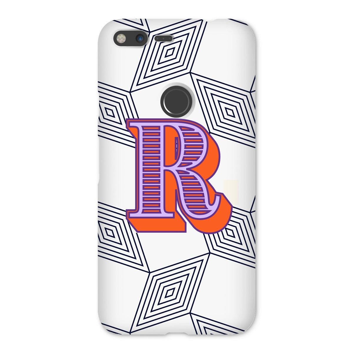 R - Carnival Alphabet Snap Phone Case