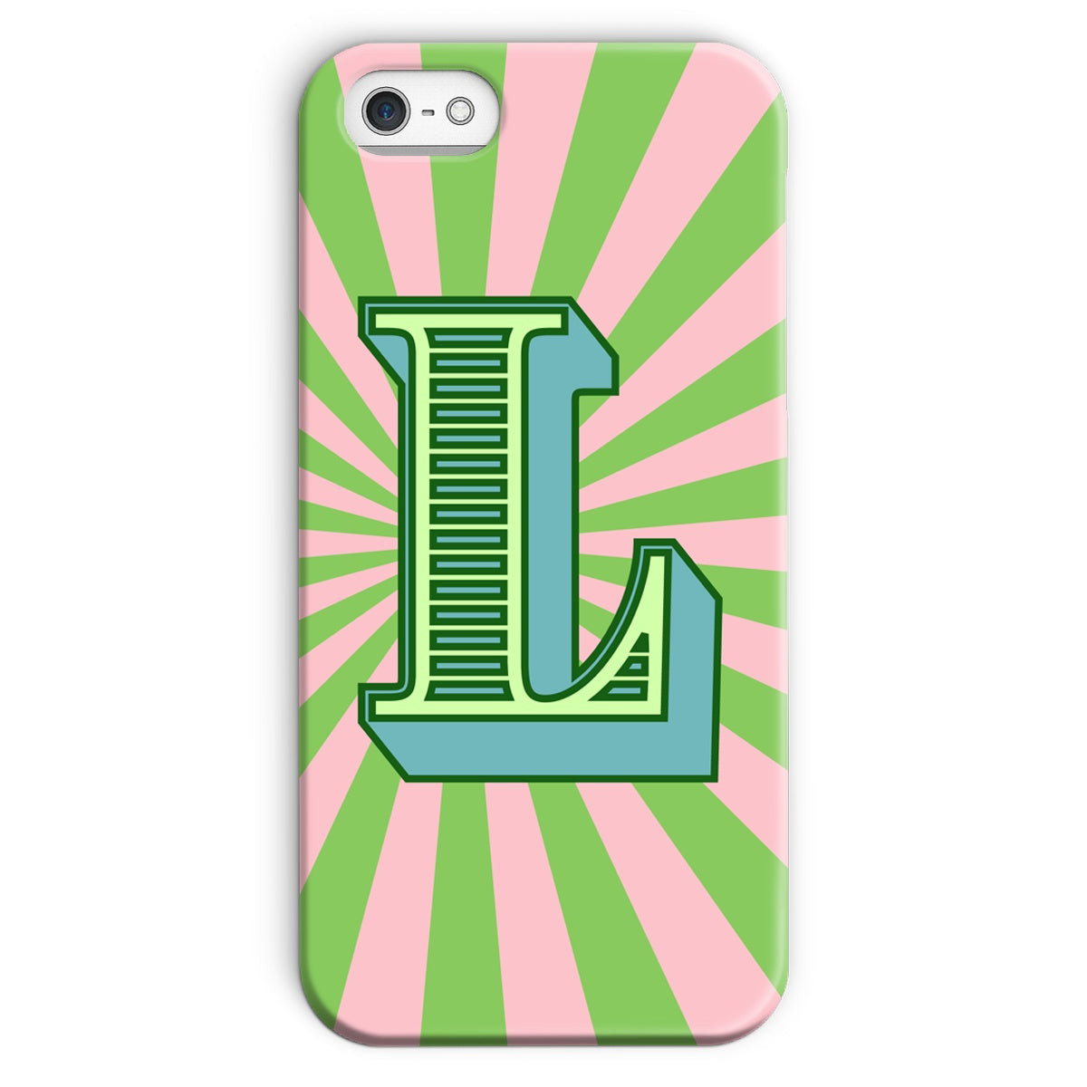 L - Carnival Alphabet Snap Phone Case