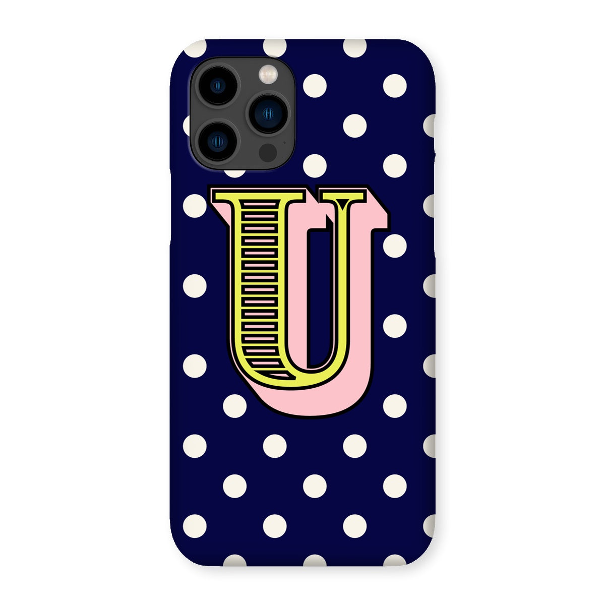 U - Carnival Alphabet Snap Phone Case