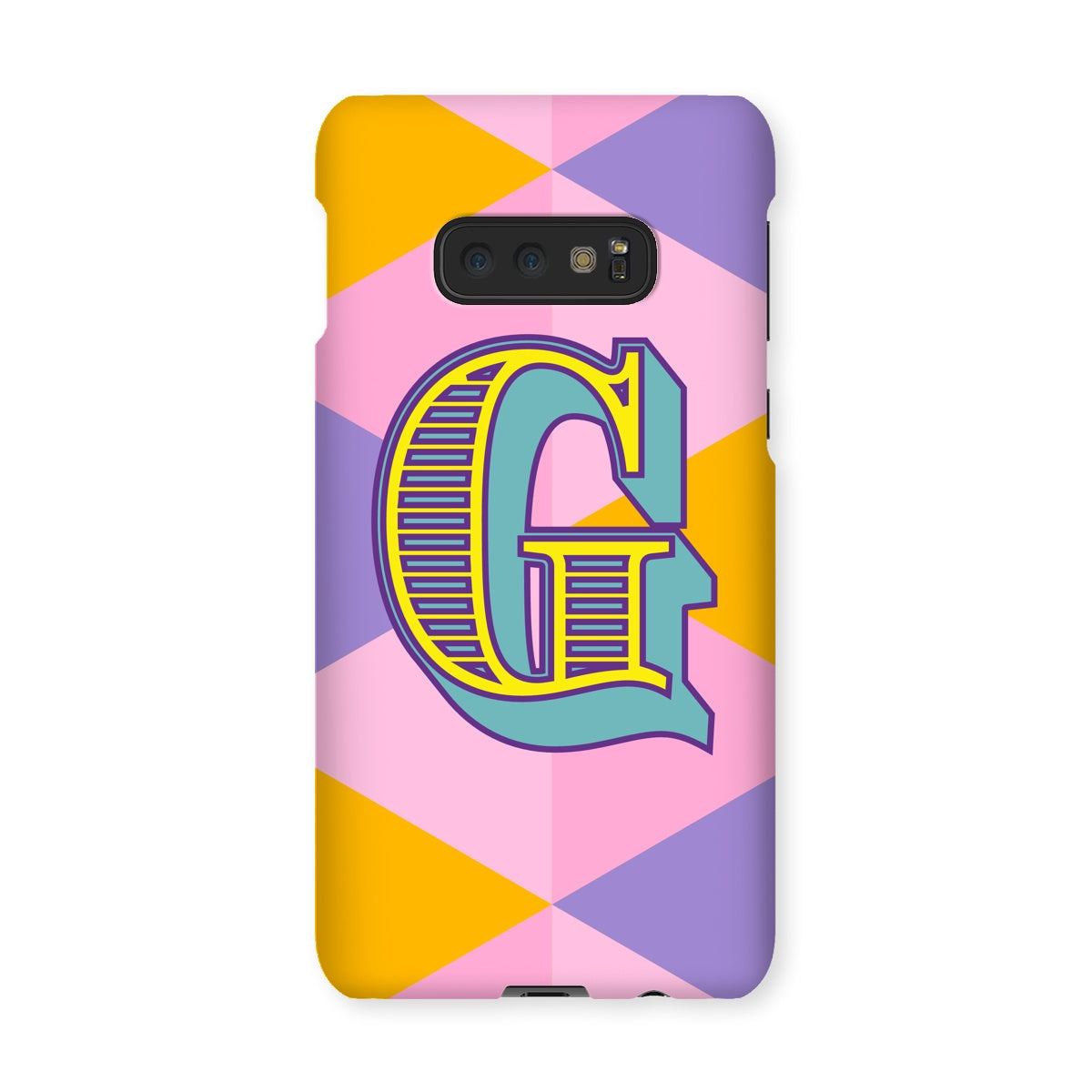 G - Carnival Alphabet Snap Phone Case