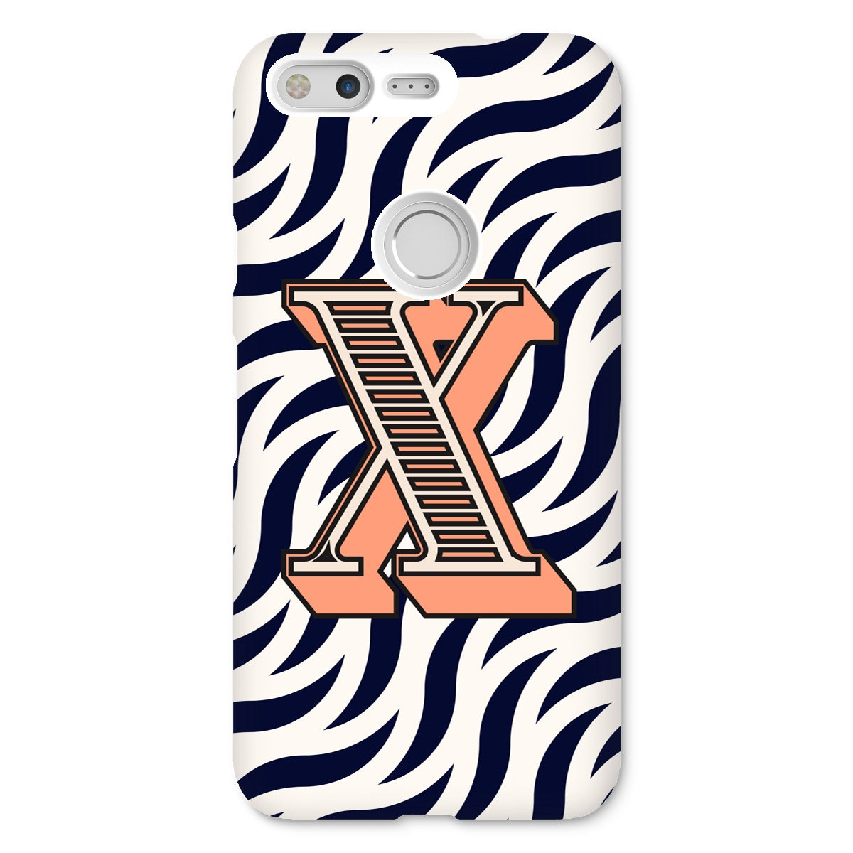 X - Carnival Alphabet Snap Phone Case