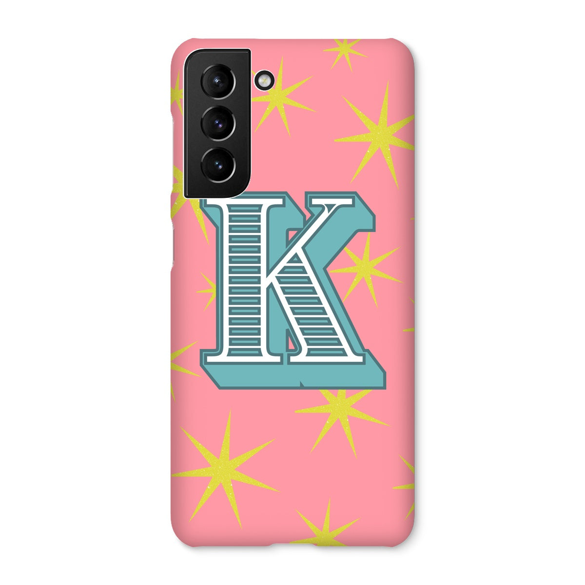 K - Carnival Alphabet Snap Phone Case