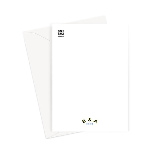 J Carnival Alphabet Greeting Card
