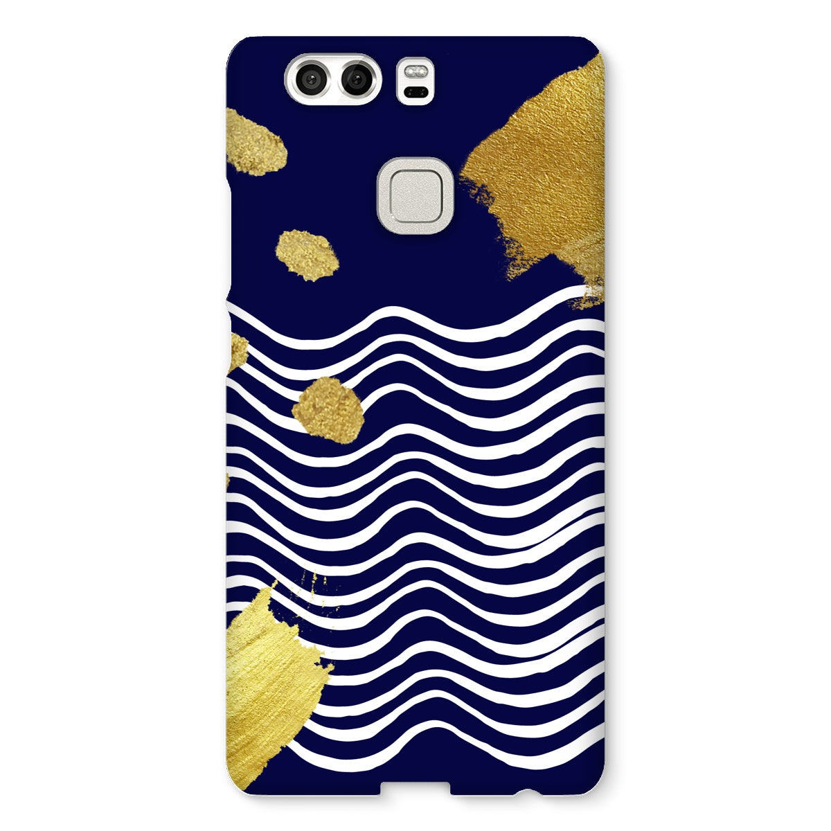 Gold & Navy Modern Snap Phone Case