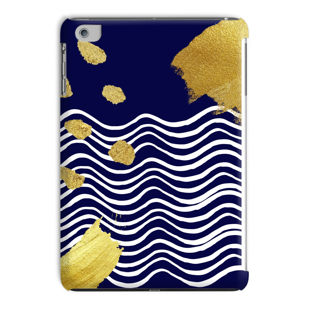 Gold & Navy Modern Tablet Cases