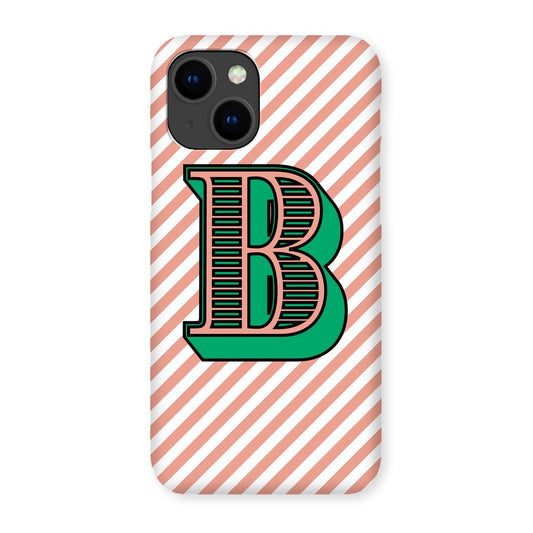 B - Carnival Alphabet Snap Phone Case