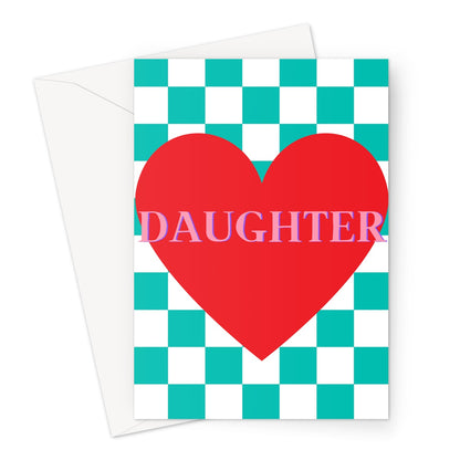 Daughter Heart Greeting Card