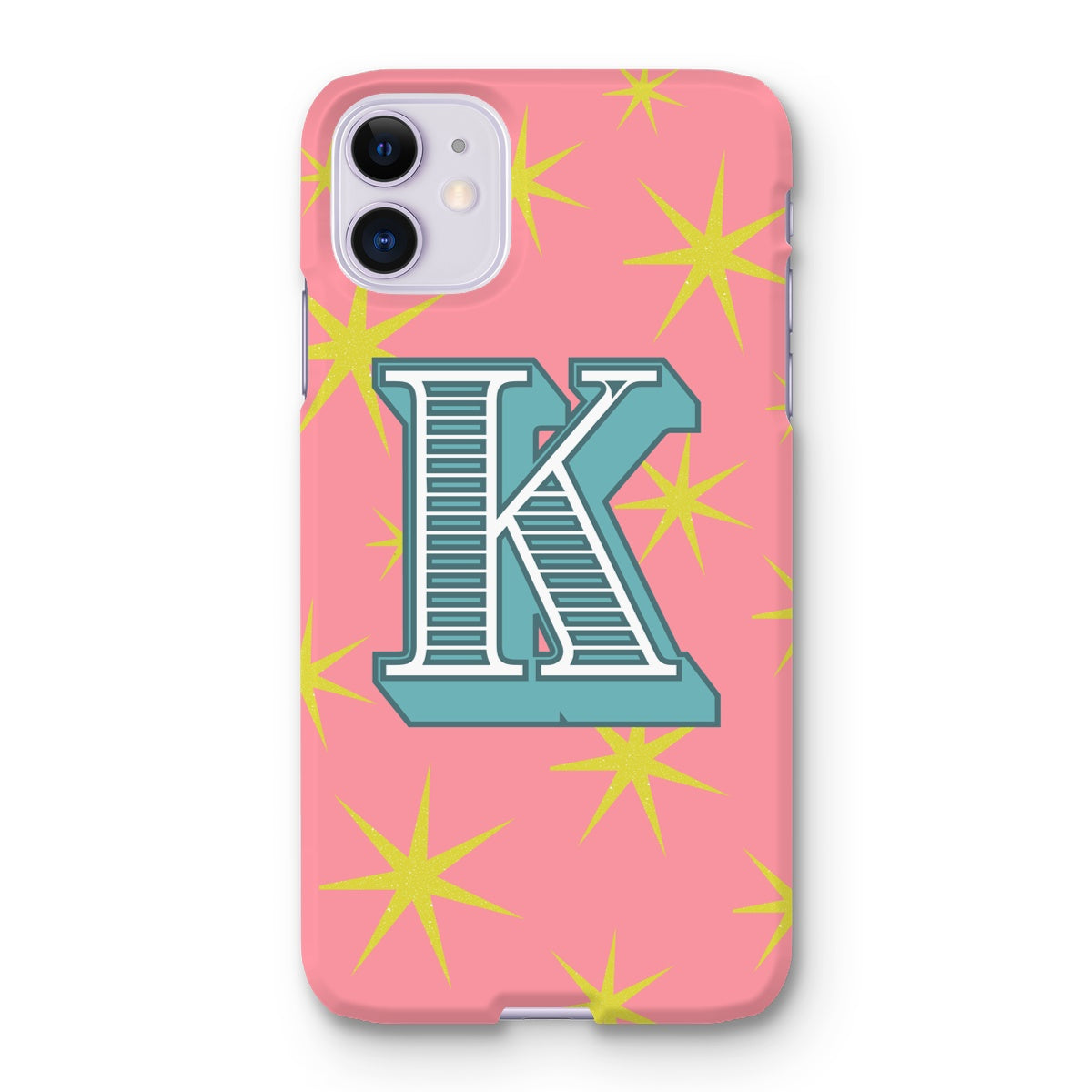 K - Carnival Alphabet Snap Phone Case