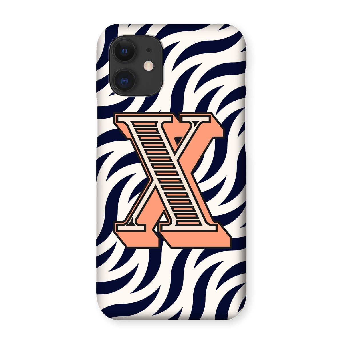 X - Carnival Alphabet Snap Phone Case