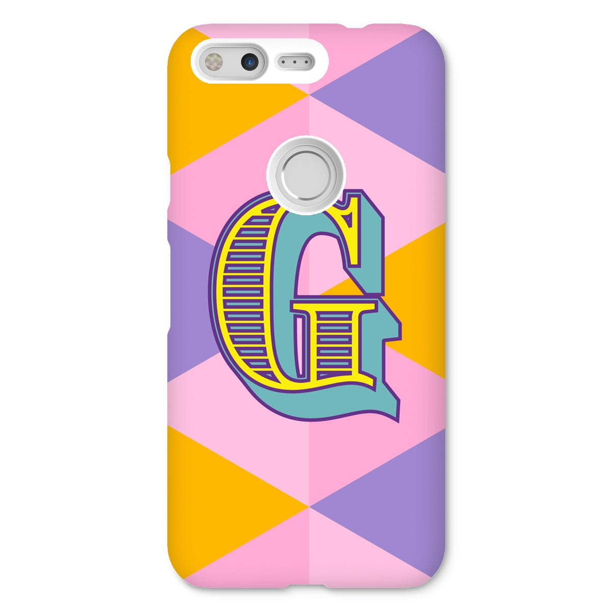 G - Carnival Alphabet Snap Phone Case