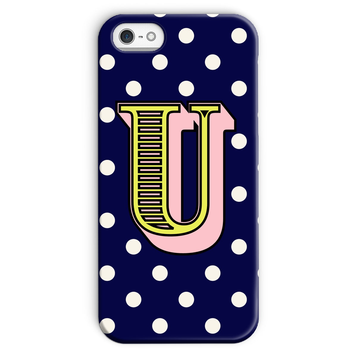 U - Carnival Alphabet Snap Phone Case